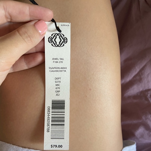 Kate Landry Brown Tone Small Tote Bag - Picture 4 of 5